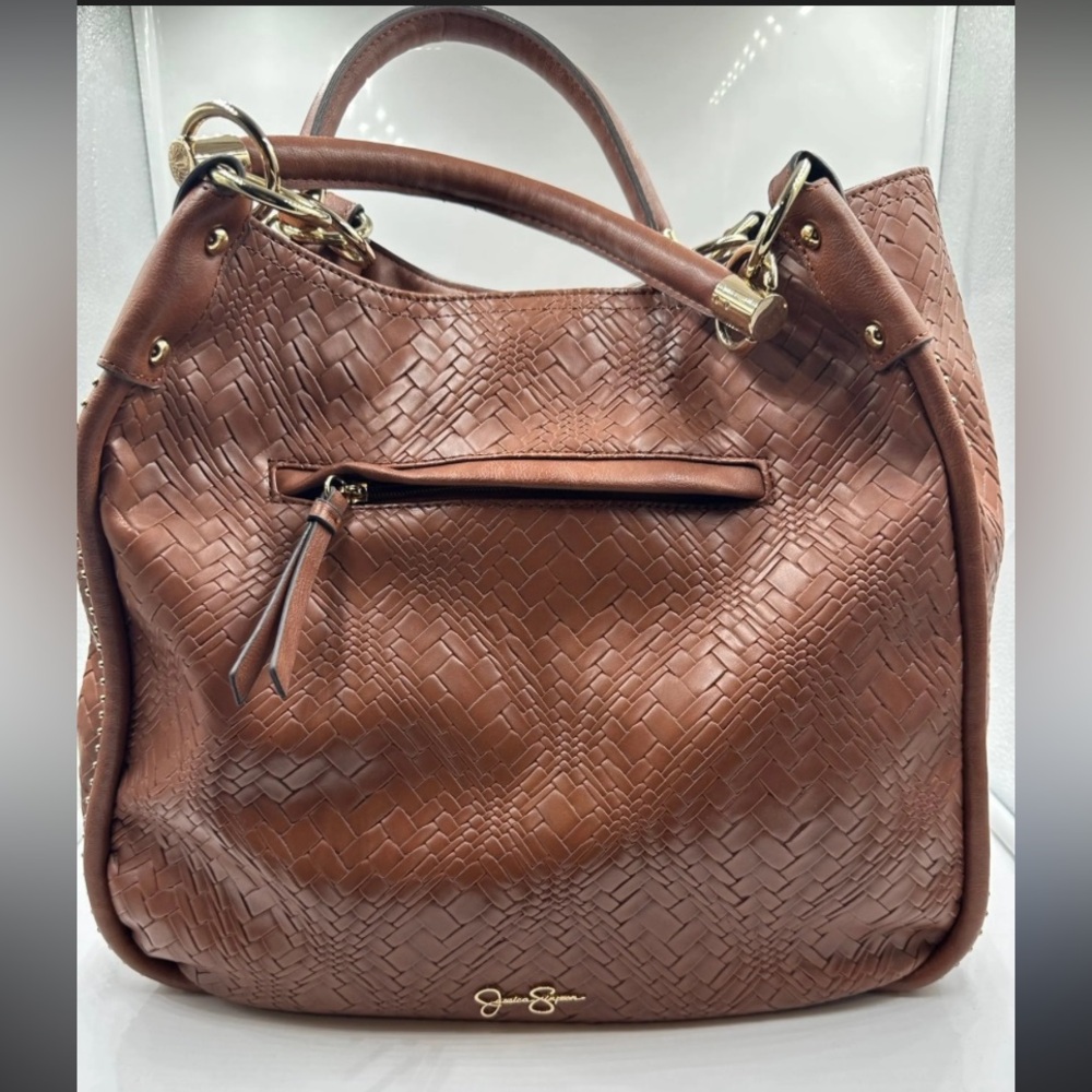 Jessica Simpson Brown Textured Women's Handbag